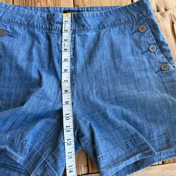 THE LIMITED Chambray tailored Bermuda Shorts size 10 - Picture 9 of 14